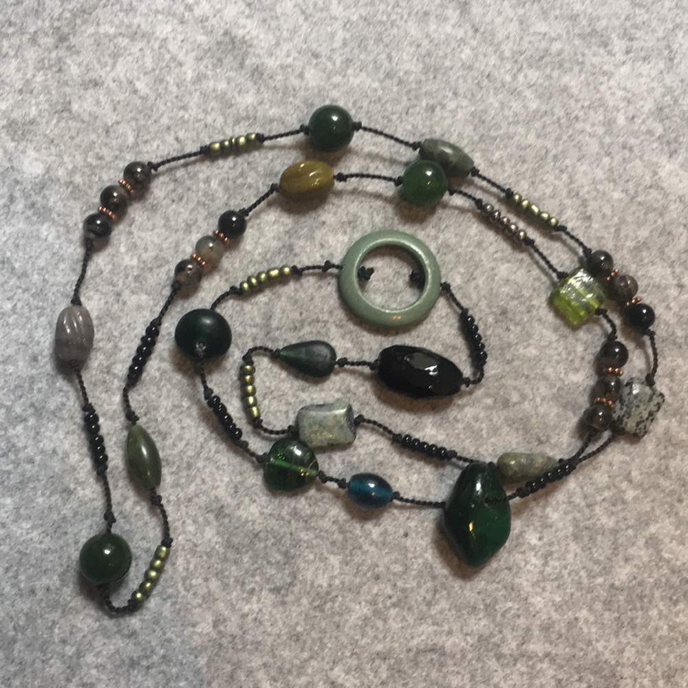 44 inch boho necklace and/or eyeglass holder